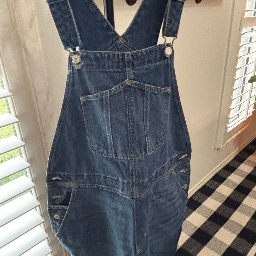 Old Navy Dark Blue Denim Overalls